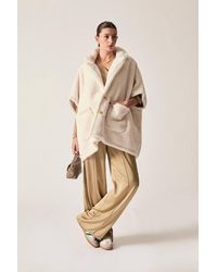 James Lakeland - Textured Teddy Cape - Lyst