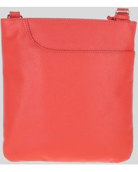 Ashwood Leather - Curve Zip Top Leather Cross Body Bag - Lyst