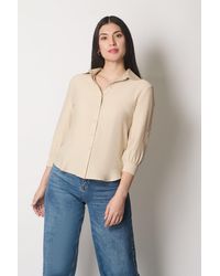 Solo - Shirt With Button Cuffs - Lyst