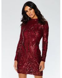 towie black and green velvet sequin bodycon dress