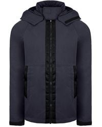 Weekend Offender - Long Sleeve Zip Up Vienna Anthracite Jacket - Lyst