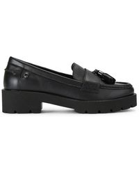 Carvela Kurt Geiger - 'Snap Chunky Tassel' Leather Flats - Lyst