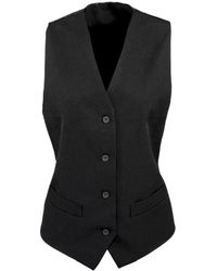 PREMIER - Lined Polyester Waistcoat Bar Wear Catering Pack Of 2 - Lyst
