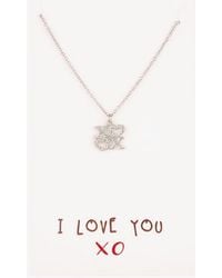 T.H.Baker - Sentiments I Love You Kisses & Hearts Pendant 14673 - Lyst