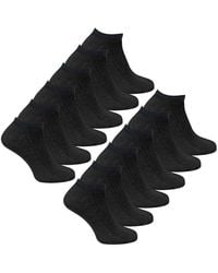 Sock Snob - 12 Pack 100% Cotton Trainer Socks - Lyst