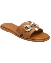 Lotus - 'Agueda' Flat Mule Sandals - Lyst
