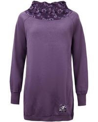 Champion - Heritage Fit Long Sleeve Pullover Long Sweatshirt - Lyst