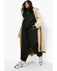 Boohoo - Petite Embroidered Woven Tracksuit - Lyst