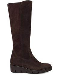 Gabor - 'Envision' Wedge Heeled Knee High Boots - Lyst
