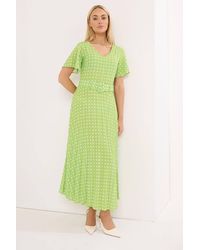 Star by Julien MacDonald - Polka Dot Angel Sleeve Dress - Lyst