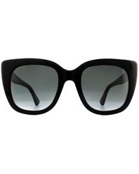 Gucci - Cat Eye Black Grey Gradient Sunglasses GG0163SN - Lyst
