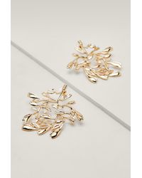 Nasty Gal - Recycled Tree Statement Earrings - Lyst