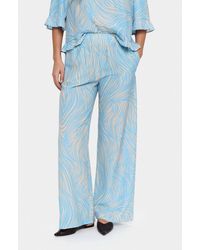 Saint Tropez - Jessicasz High Waisted Wide Leg Trousers - Lyst