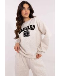 Love Lace - Insulated Cotton Polyester Casual Sweatshirt Style 206378 - Lyst