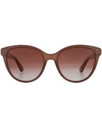 Chloé - Cat Eye Antique Rose Brown Gradient Sunglasses - Lyst