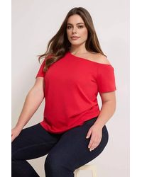 WOVCOR - The Shoulder Relaxed Fit Short Sleeve Top - Lyst