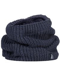 Heat Holders - Winter Warm Fleece Lined Chunky Knit Thermal Neck Warmer - Lyst