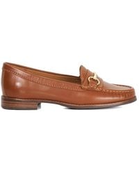 Dune - Wide Fit 'Glenny' Leather Loafers - Lyst