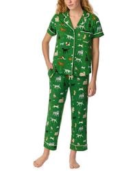 Kate Spade - Short Sleeve Cropped Pj Set - Lyst