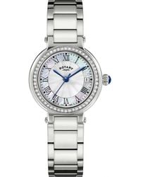 Rotary - Rlb10007-07 Heritage 28Mm Quartz Watch - Lyst