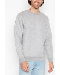 Red Herring - Grey Ribbed Sweater - Lyst