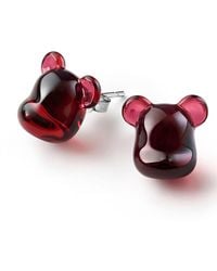 Baccarat - Bearbrick Stud Earrings, & Crystal, Pair 2814124 - Lyst