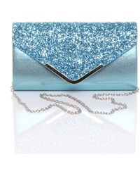 AJVANI - Glitter Envelope Evening Prom Party Clutch Shoulder Bag - Lyst