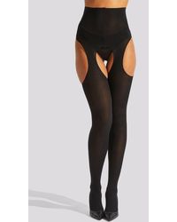 Ann Summers - High Waisted Crotchless Tights - Lyst