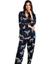 Chelsea Peers - Satin Long Pyjama Set - Lyst