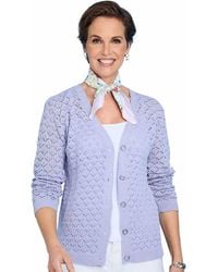 Chums - Cardigan Pointelle Knit - Lyst