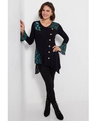 Joe Browns - Embroidered Tunic Top With Lace Detail - Lyst