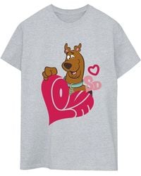 Scooby Doo - Love Heart Boyfriend T-Shirt - Lyst