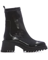 Moda In Pelle - 'alexandriya' Patent Leather Ankle Boots - Lyst