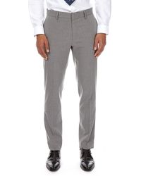 Burton - Essential Light Grey Skinny Fit Suit Trousers - Lyst