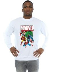 Marvel - Hero Group Sweatshirt - Lyst