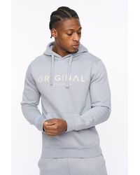 Crosshatch - Bardon Hoodie With High Build Graphics - Lyst