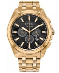 Citizen - Eco-drive Chronograph Stainless Steel Classic Watch - Ca4512-50e - Lyst