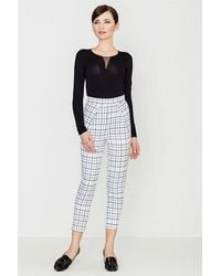 Love Lace - Retro Check Loose Trousers Elevated Waist - Lyst