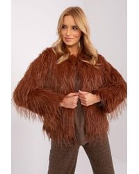 Love Lace - Fur Trim Lined Transitional Hook Jacket - Lyst