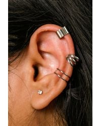 The Colourful Aura - Plated 3 Piece Non Piercing Helix Ear Cuff Band - Lyst