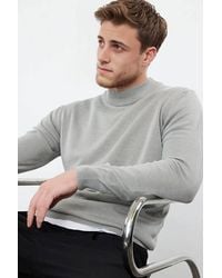 WOVCOR - High Neck Knit Sweater - Lyst