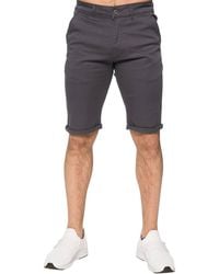 Enzo - Slim Fit Stretch Chino Shorts - Lyst
