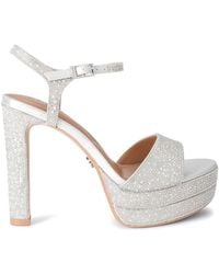 Carvela Kurt Geiger - 'Isadora Jewel Platform' Fabric Heels - Lyst