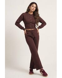 Urban Bliss - Corset Top Wide Leg Set - Lyst