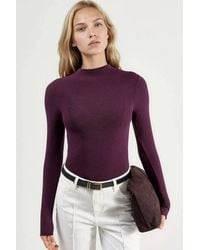 Busem - Long Sleeve Slim Fit Blouse - Lyst