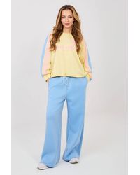 Love Lace - Viscose Printed High Waisted Sweatshirt Tracksuit - Lyst