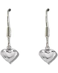 Aye Do Gifts - Girl's Mini Puff Heart Drop Earrings - Lyst