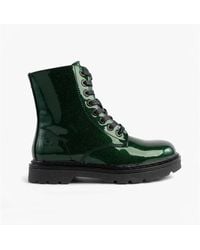 Heavenly Feet - Justina2 Glitter Glitter Lace Up Ankle Ankle Boots - Lyst