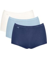 Sloggi - Basic+ Maxi 3 Pack Briefs - Lyst