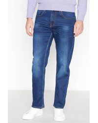 MAINE - Mid Wash Straight Fit Jeans - Lyst